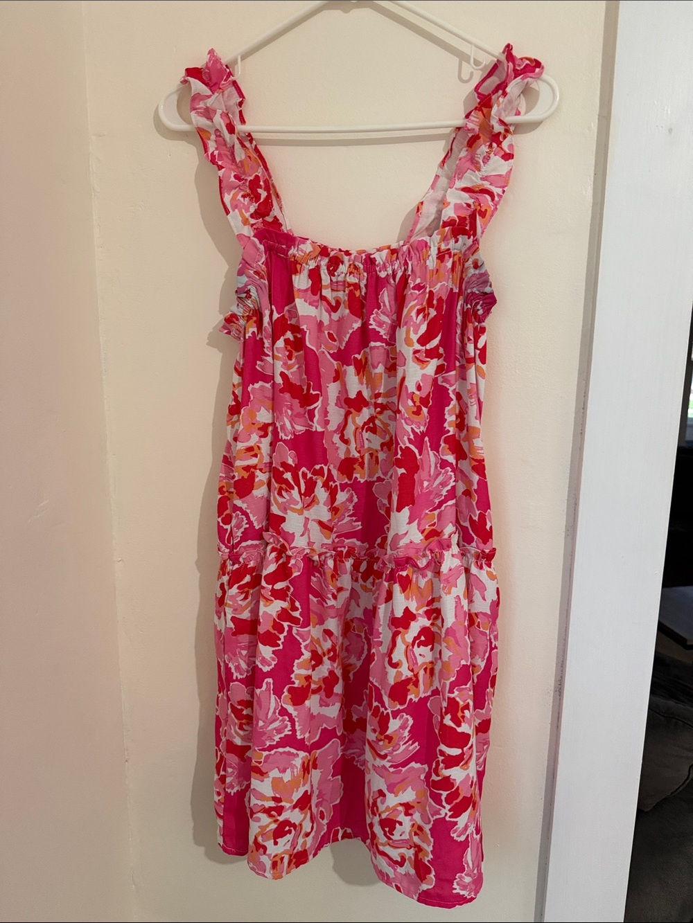 Petal & Pup Pink and White Floral Sundress